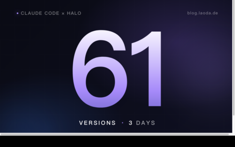 3 天, 61 个版本｜非程序员的我用 Claude Code 接棒维护了自己的博客主题